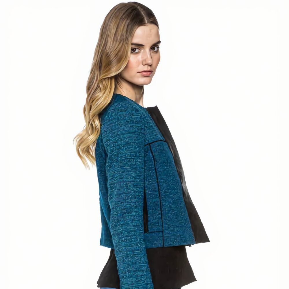 NWT Proenza Schouler Collarless Jacket sz 4